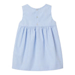 Gucci Abito Giromanica Fantasia A Righe per Neonata 813539 BIANCO/AZZURRO GUCCI 