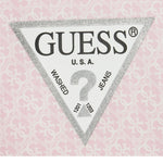 Guess T-Shirt Girocollo Tinta Unita con Stampa per Bambina K5RI15K6YW ROSA GUESS 