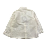 Amaya Camicia Manica Lunga Tinta Unita con Colletto Coreano per Bambino 593300 PANNA AMAYA 