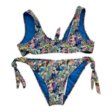 Cotazur 2-teiliges Kostüm Top-Höschen Multicolor Fantasy Print für Mädchen