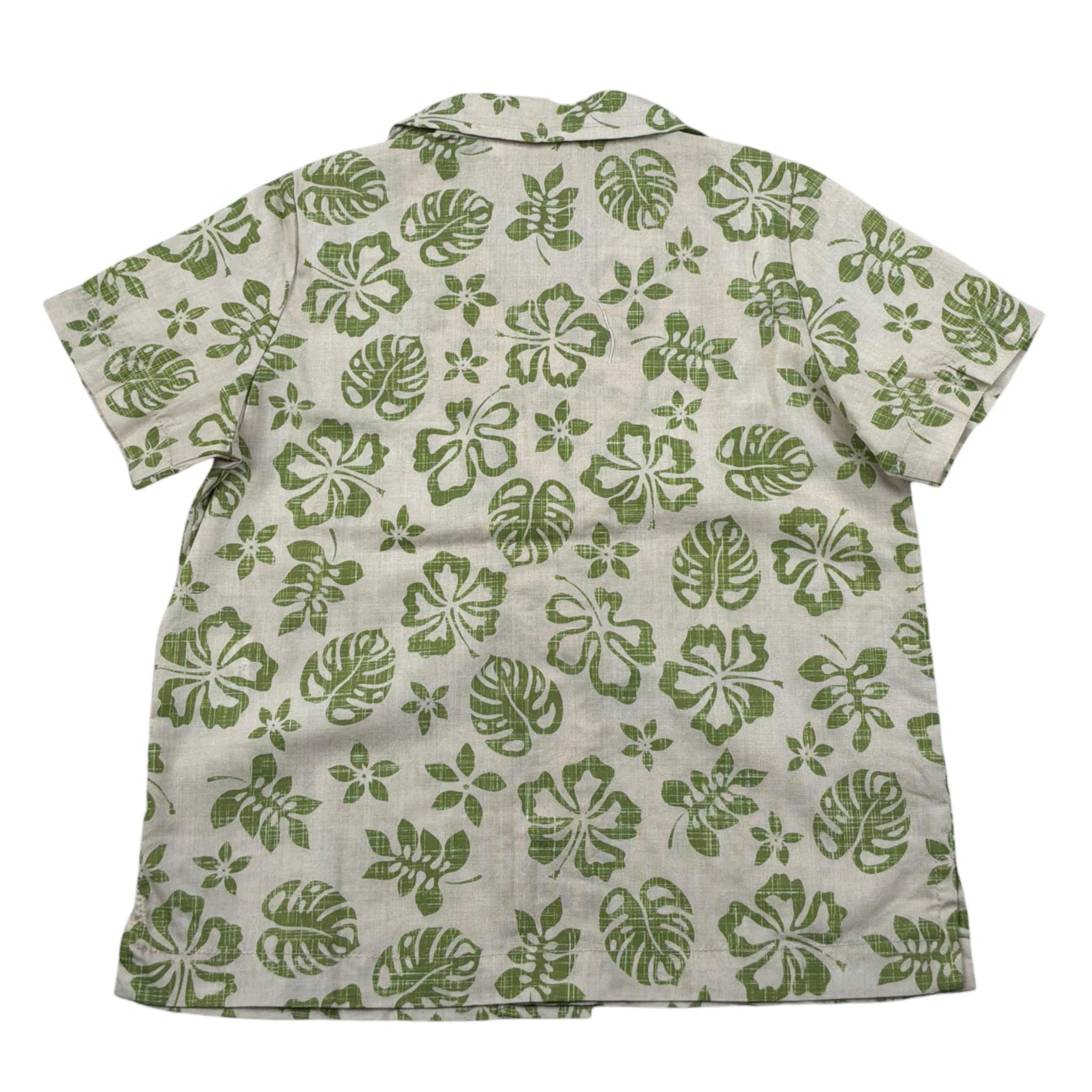 Zhoe & Tobiah Camicia Mezza Manica Tinta Unita Stampa Fantasia per Neonato WI1BN BEIGE/VERDE ZHOE & TOBIAH 