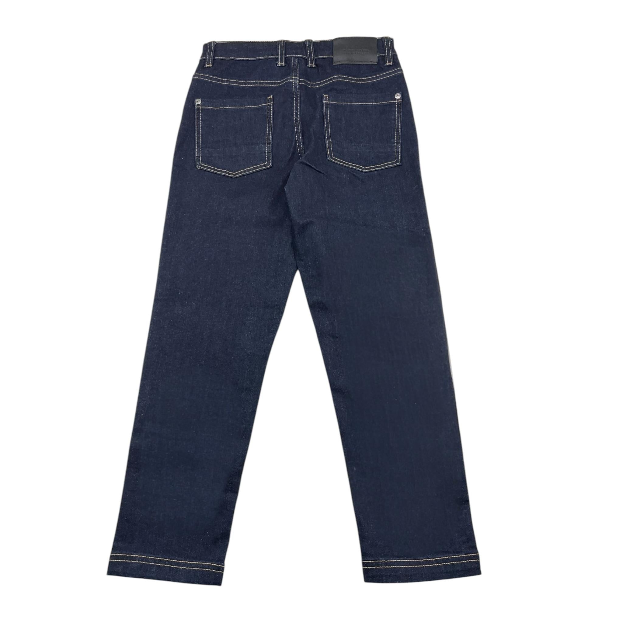 JOHN RICHMOND jeans tinta unita con stampa Blu per Bambina RBA24046JE BLU JOHN RICHMOND 