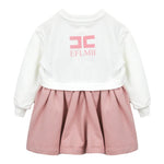 ELISABETTA FRANCHI abito manica lunga bicolore Bianco/rosa per Neonata EGAB180 BIANCO/ROSA ELISABETTA FRANCHI 
