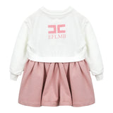 ELISABETTA FRANCHI abito manica lunga bicolore Bianco/rosa per Neonata EGAB180 BIANCO/ROSA ELISABETTA FRANCHI 