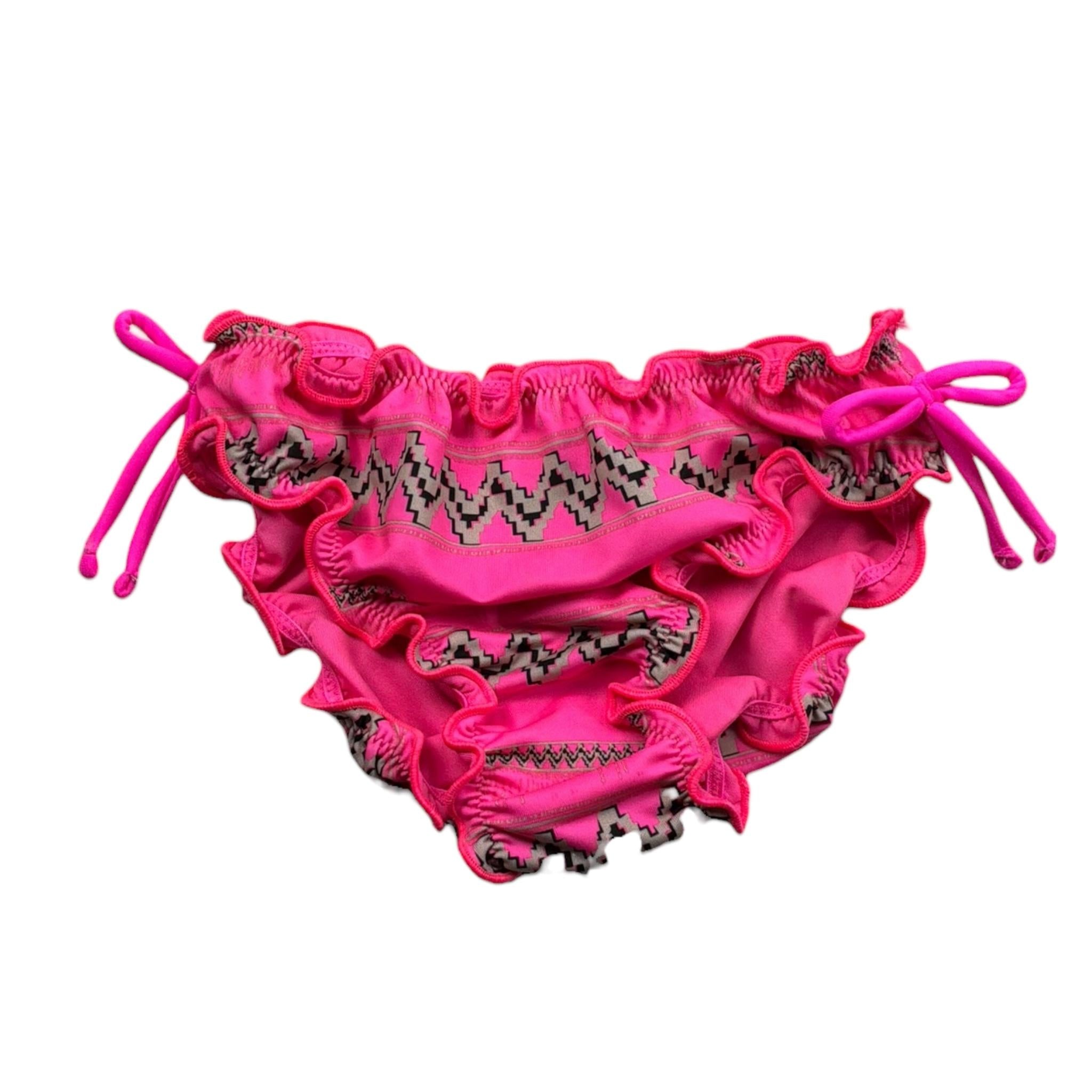 F**K Costume Modello Slip Tinta Ujnita con Fantasia  per Bambina FJ240043X05 FUXIA F**K 