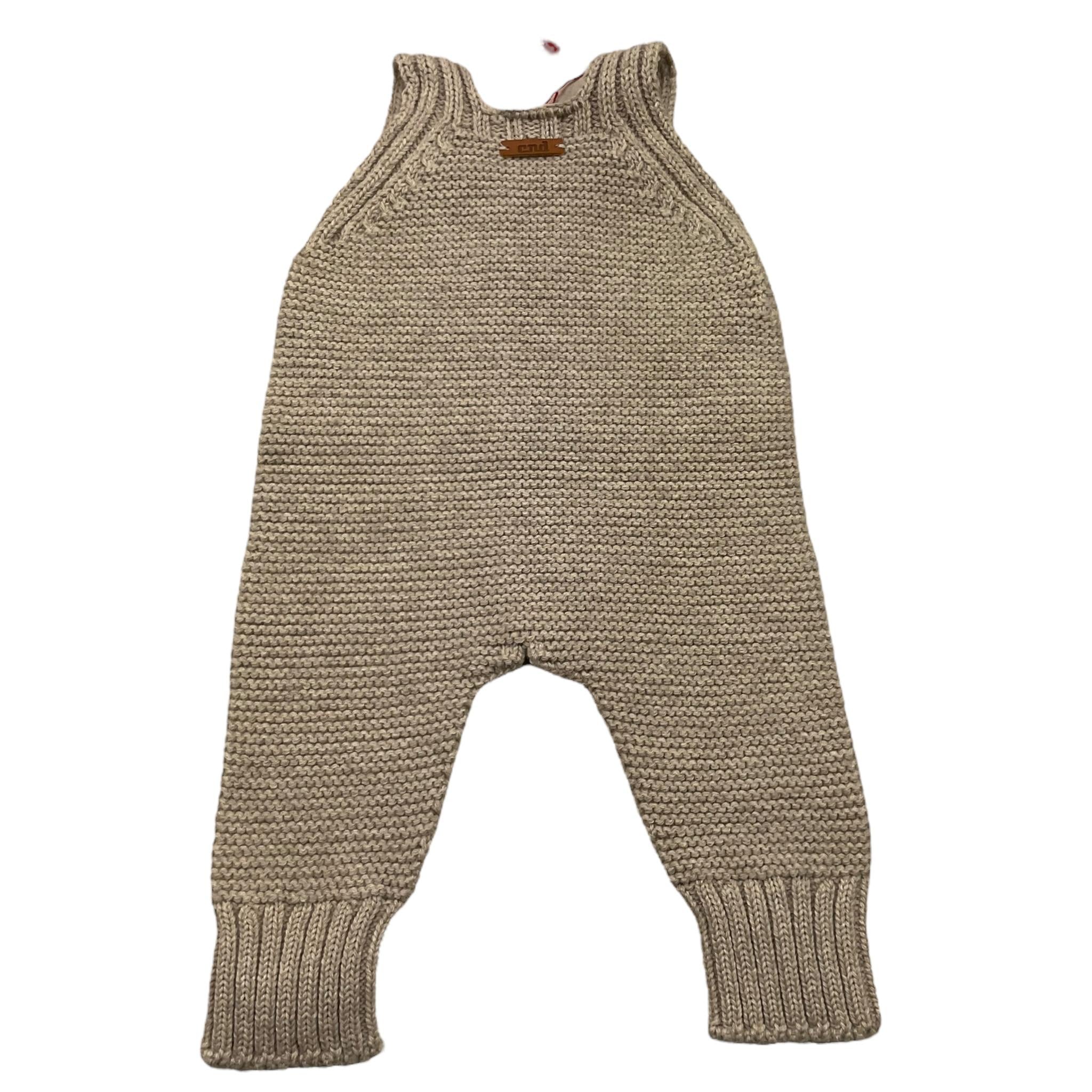 CND tutina giromanica tinta unita Beige per Neonato 928304 BEIGE CND 