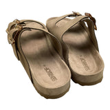Colors Of California Einfarbige Sandalen mit Schnallen Beige für Kinder