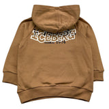 ICEBERG felpa tinta unita con cappuccio Beige per Bambino MFICE5325BX BEIGE ICEBERG 