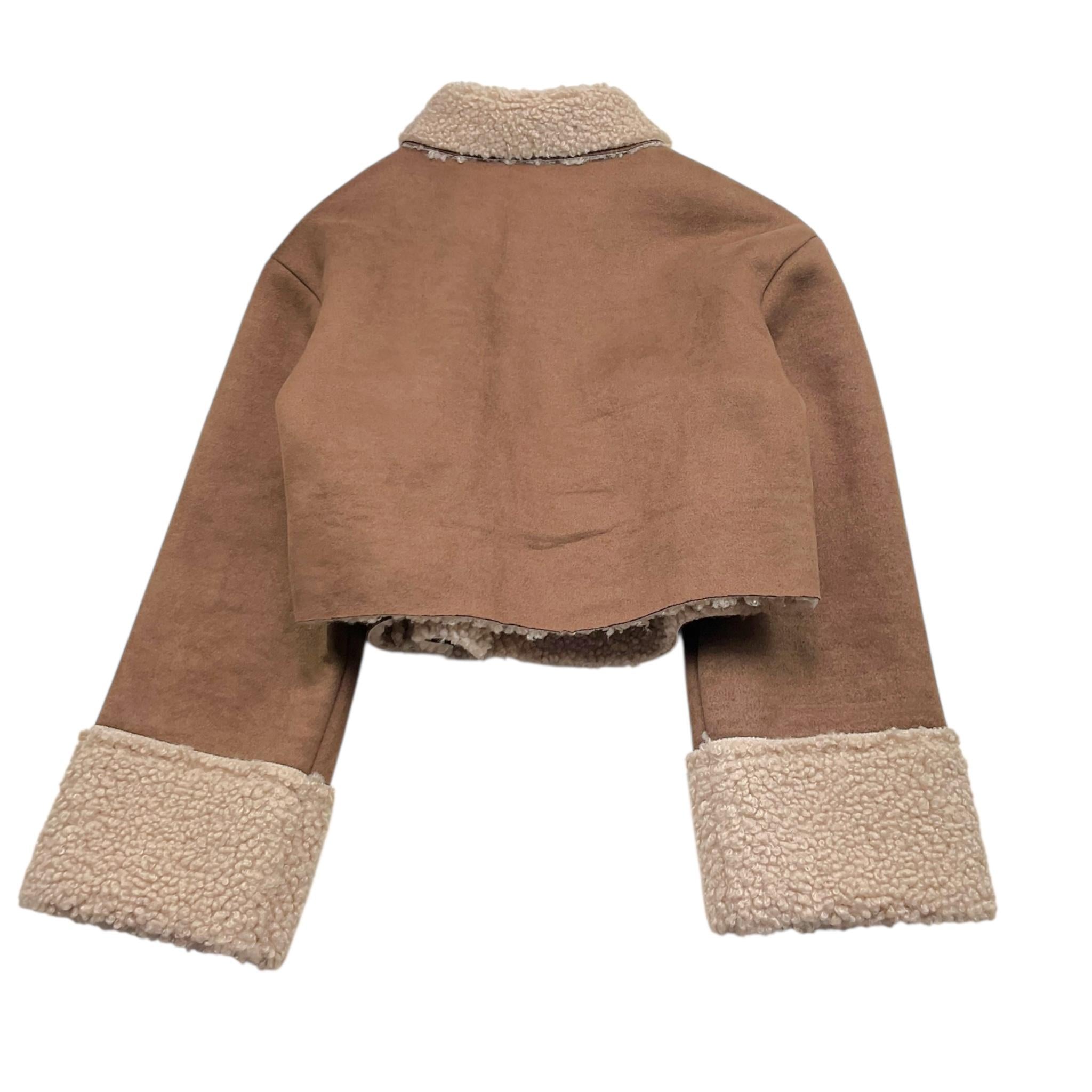 MARC ELLIS giubbino tinta unita modello montone Marrone per Bambina JMJJK00166 MARRONE MARC ELLIS 