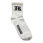 JOHN RICHMOND calzini tinta unita con logo1 Bianco per Bambino FIEE BIANCO JOHN RICHMOND 