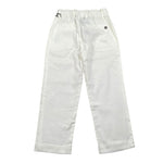 Please Pantalone Tinta Unita con Elastico In Vita per Bambino PE75300B73 BIANCO PLEASE 