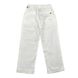 Please Pantalone Tinta Unita con Elastico In Vita per Bambino PE75300B73 BIANCO PLEASE 