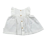 Babyvip Camicia Tinta Unita Giromanica per Neonata T1355 BIANCO BABYVIP 