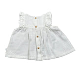 Babyvip Camicia Tinta Unita Giromanica per Neonata T1355 BIANCO BABYVIP 