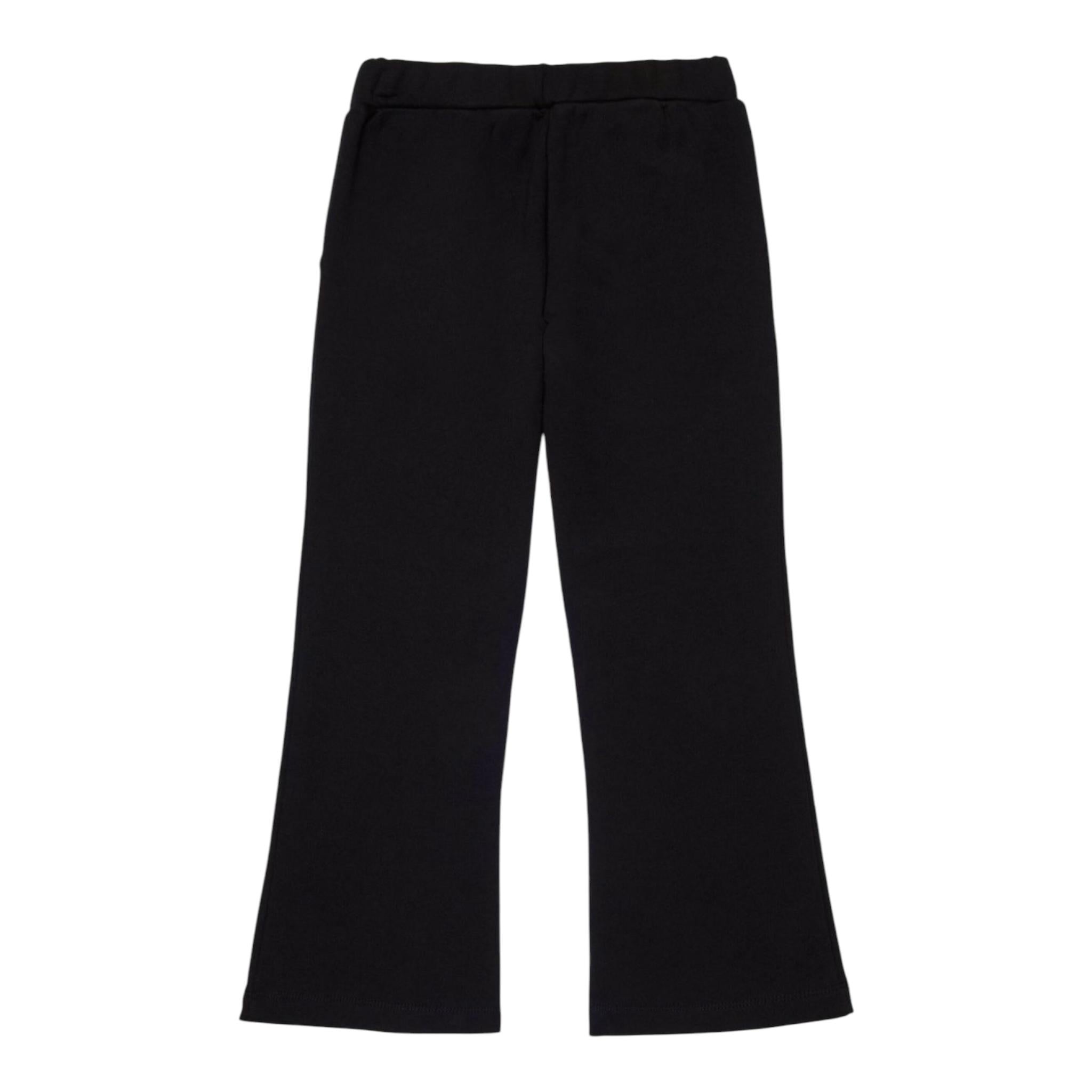 MAX&Co. pantalone tinta unita modello zampa Nero per Bambina MX0042 NERO MAX&Co. 