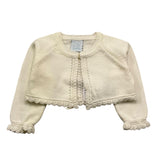 GRANLEI coprispalle tinta unita con trafori Panna per Neonata 224201 PANNA GRANLEI 