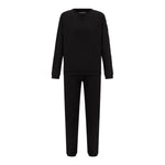 Guess Completo 2 Pezzi Tinta Unita Felpa-Pantalone per Bambino L5RG00K NERO GUESS 