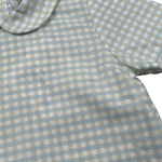 Pangasa Camicia Tinta Unita con Fantasia A Quadri per Neonato 2582303 BIANCO PANGASA 