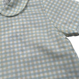 Pangasa Camicia Tinta Unita con Fantasia A Quadri per Neonato 2582303 BIANCO PANGASA 
