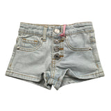 Vicolo Short Einfarbig mit verstellbarer Taille Blau für Baby Mädchen