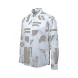 Antony Morato Camicia Tinta Unita con Fantasia Manica Lunga per Bambino MKSL00262X BIANCO ANTONY MORATO 