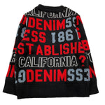 GUESS maglia girocollo tinta unita con stampa Nero per Neonato N4YR00Z3GV00 NERO GUESS 