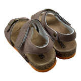 Colors Of California Einfarbige Sandalen mit Kontrastsohle Beige für Kinder