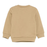 DSQUARED2 felpa girocollo tinta unita con stampa Beige per Neonato DQ2504 BEIGE DSQUARED2 