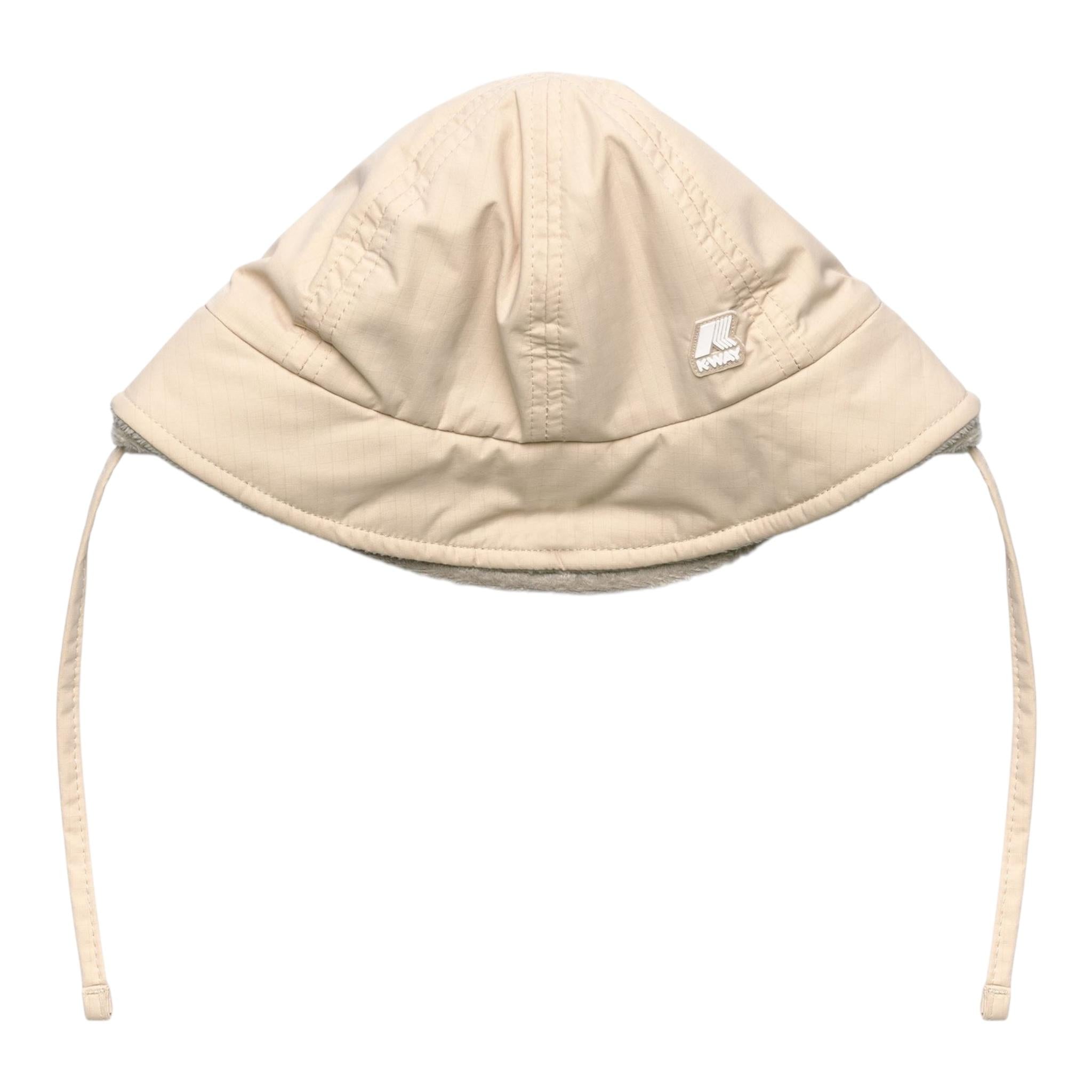 K-WAY cappello tinta unita con laccetto Beige per Neonato K3123RWXX BEIGE K-WAY 
