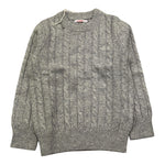 SUN68 maglia girocollo tinta unita con logo Grigio per Neonato K44355NX GRIGIO SUN68 